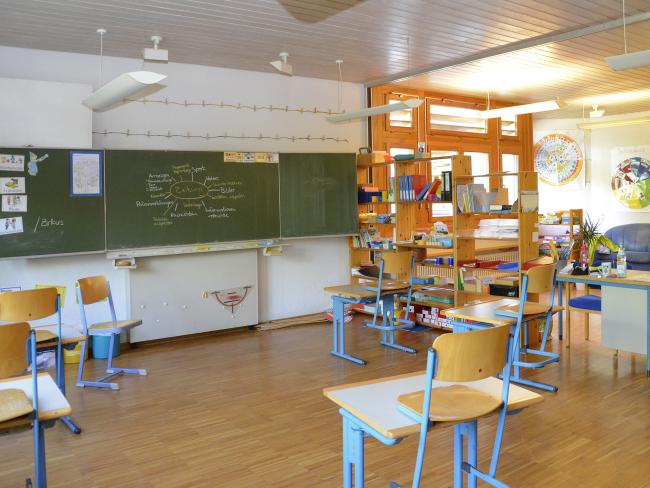 Ein Klassenzimmer der Tüllinger Höhe