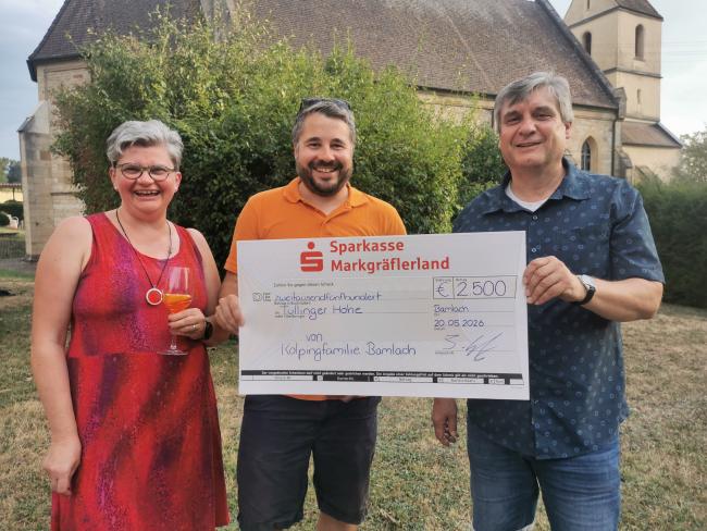 Spendenübergabe